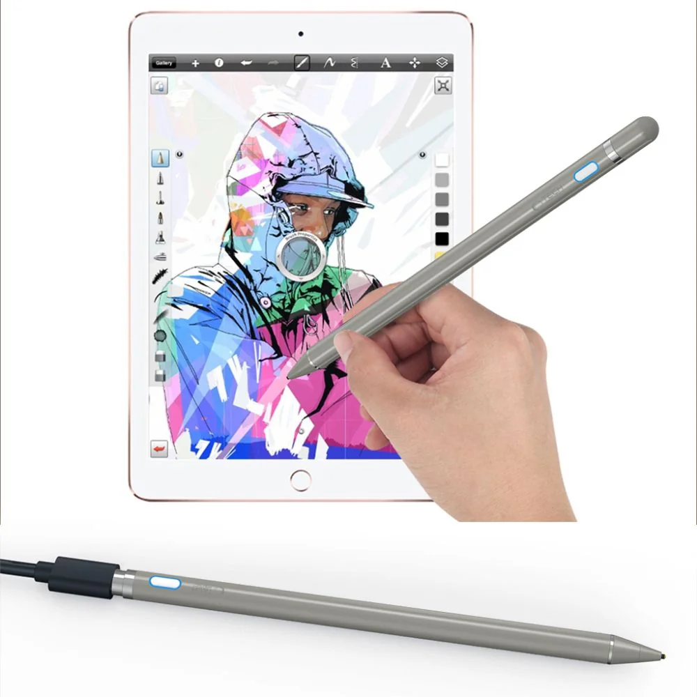 Tech-Protect Active Stylus pero na tablet, titanium 