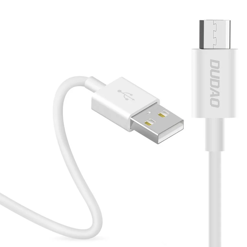 Dudao L1M kábel USB / Micro USB 3A 1m, biely 