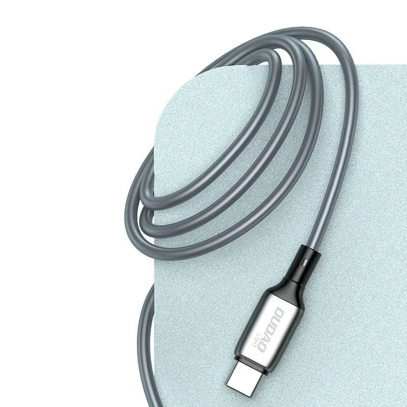 Dudao L5HT kábel USB-C / USB-C PD 100W 1m, sivý 