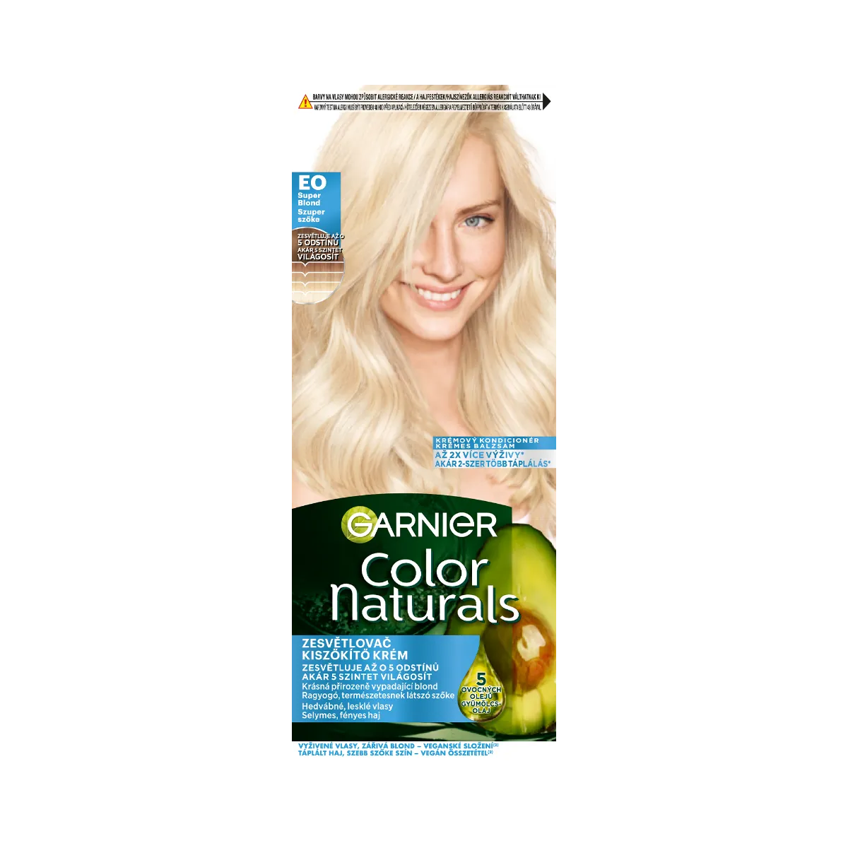 Garnier Color Naturals permanentná farba na vlasy E0 Super blond 1×1 kus, farba na vlasy