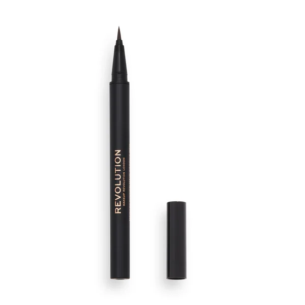 Revolution, Hair Stroke Brow Pen Medium Brown, ceruzka na obočie 1×0,50 ml, ceruzka na obočie