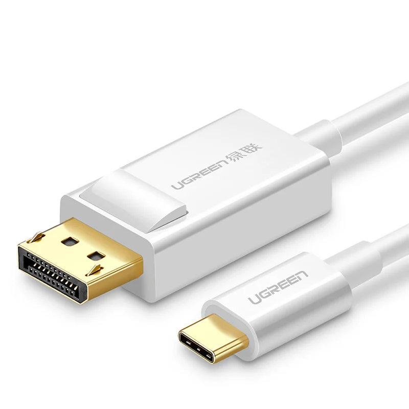 Ugreen MM139 kábel USB-C / DisplayPort 4K 1.5m, biely