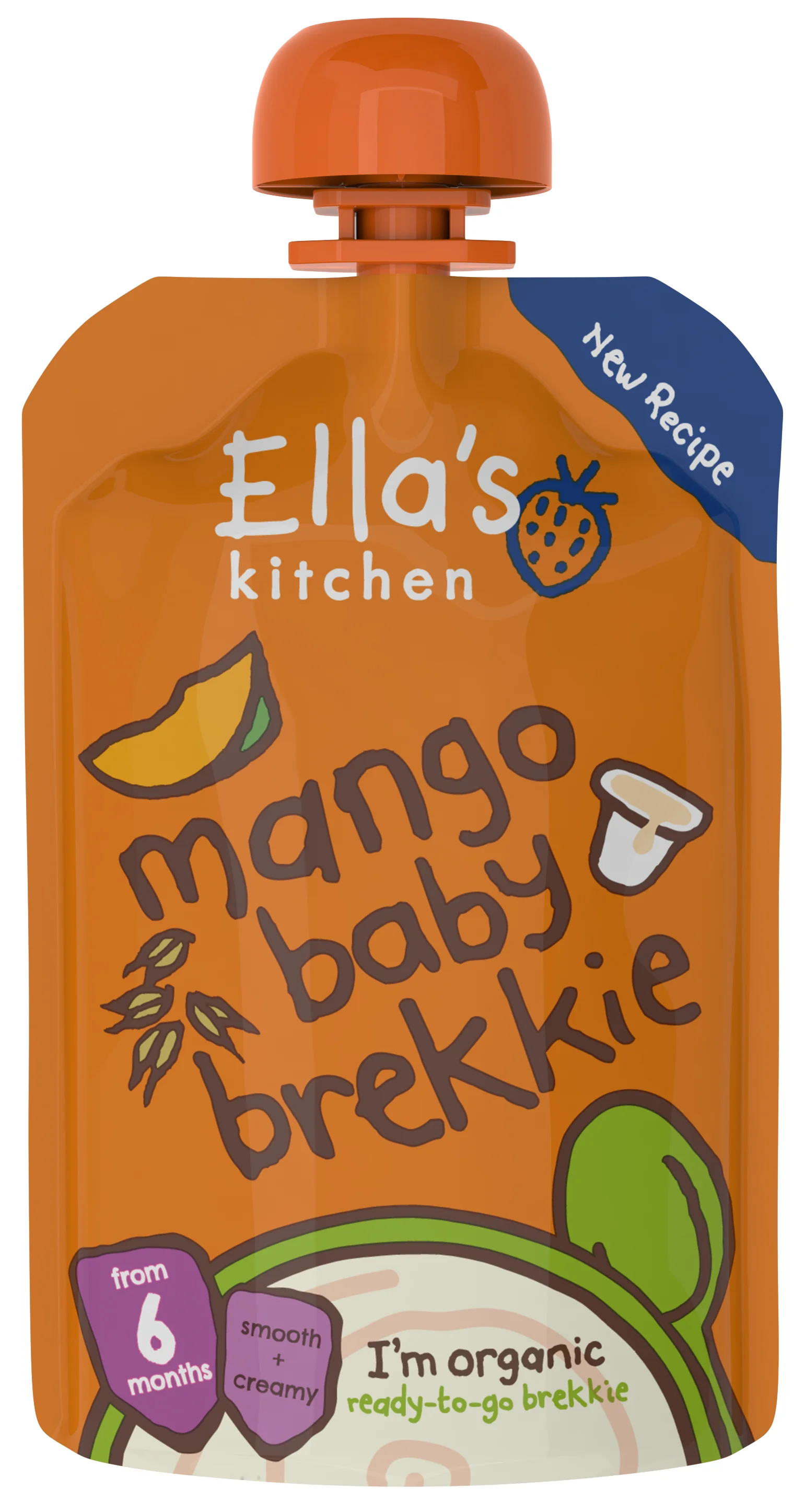 Ella's Kitchen BIO Raňajky mango a jogurt 1×100 g, detská výživa