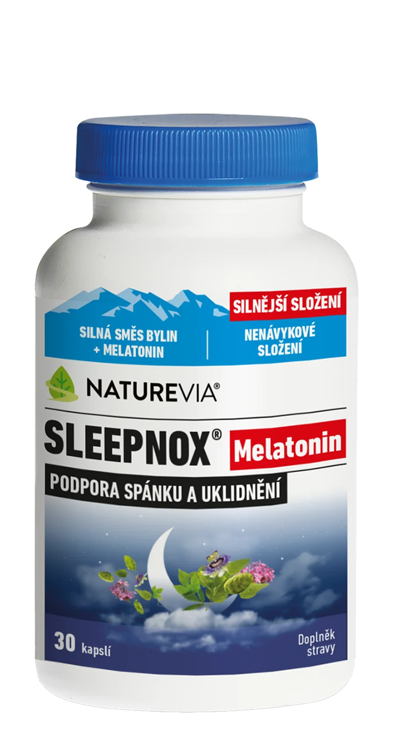 NATUREVIA SLEEPNOX Melatonín 1×30 cps, výživový doplnok