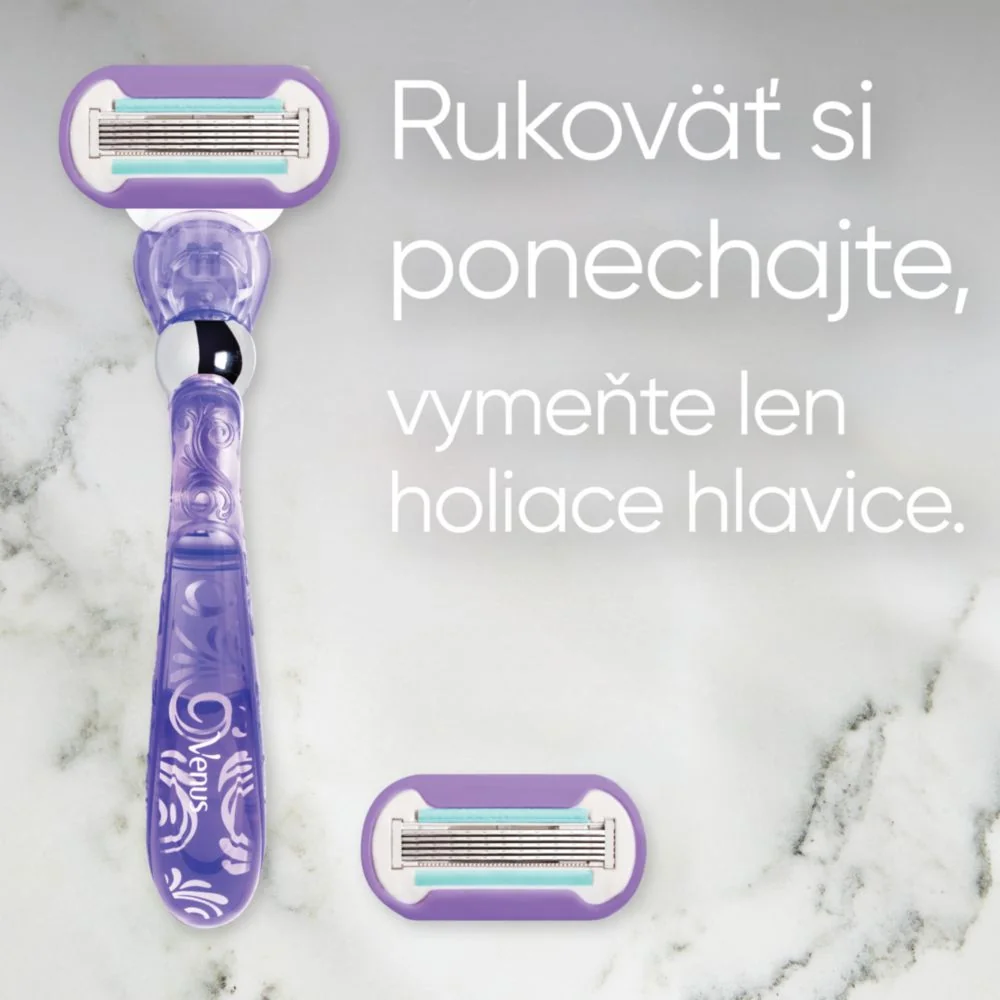 Venus Swirl Extra smooth strojček + 1NH 1×1 set, holiace hlavice