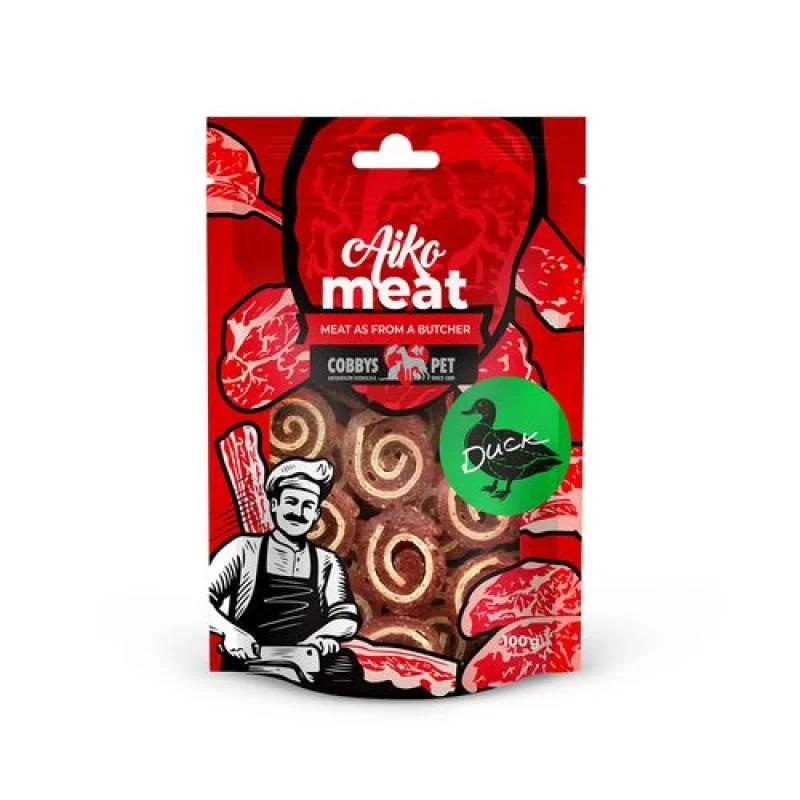 COBBYS PET AIKO Meat mini rolky s kačicou a treskou 100g 