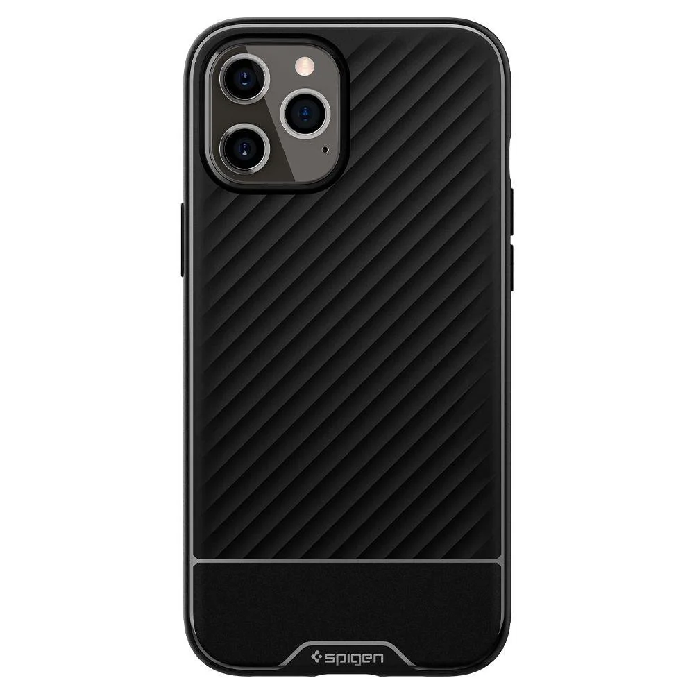 Spigen Core Armor silikónový kryt na iPhone 12 Pro Max, čierny 