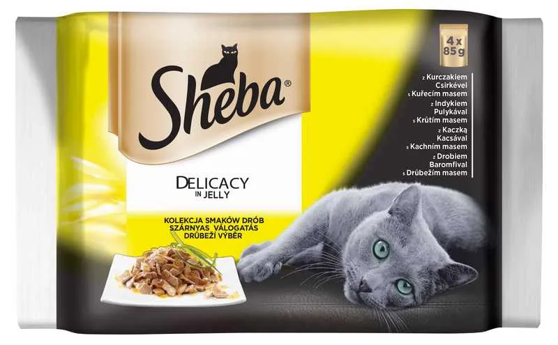 Sheba Kapsička Delic Hyd Menu Želé 4pack Delicato 4×85g