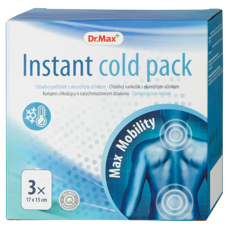 Dr. Max Instant cold pack 1×3 ks, chladivý vankúšik