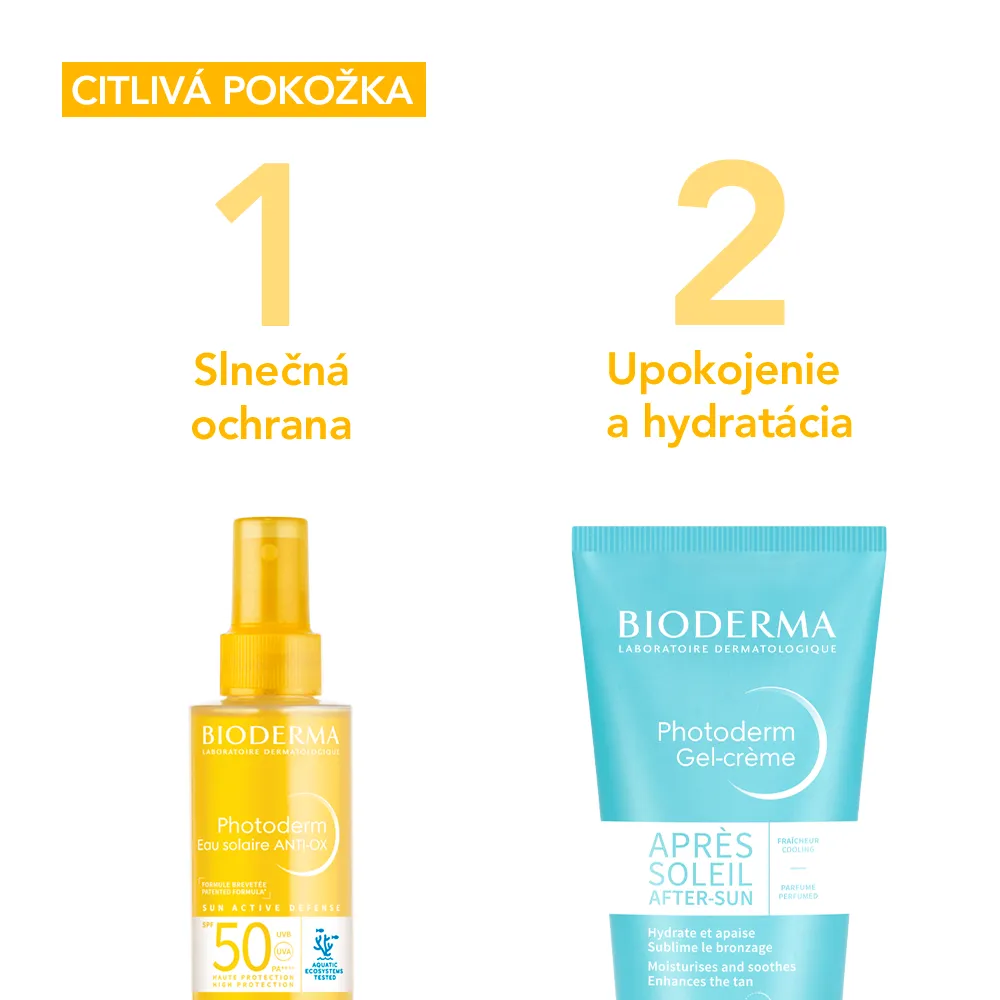 BIODERMA Photoderm Opaľovacia voda SPF 50 ultra-ľahká antioxidačná slnečná ochrana 1×200 ml, opaľovacia voda