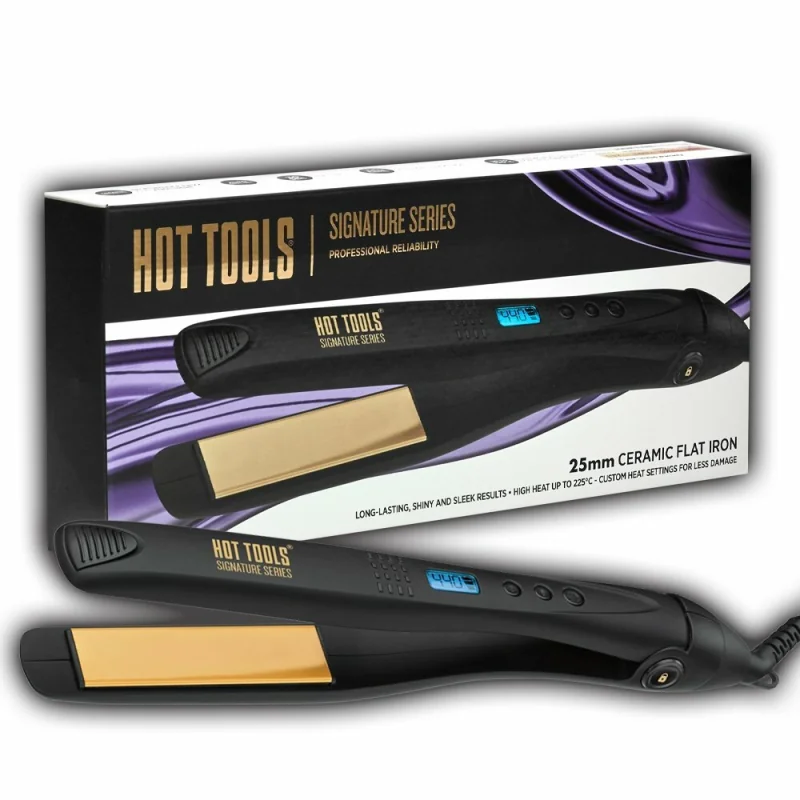 HOT TOOLS SIGNATURE SERIES EMEA DIGITAL CERAMIC HTST2575E, Žehlička na vlasy s LCD displej TOW014697