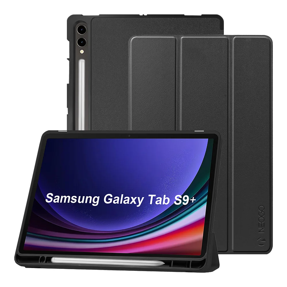 NEOGO Smart Cover Pen puzdro na Samsung Galaxy Tab S9 Plus 12.4'' 2023 čierne