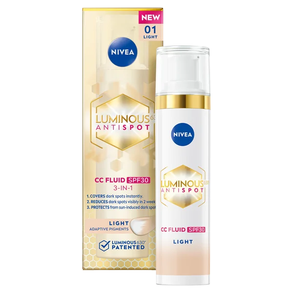 Nivea CC krém Cellular Luminous svetlý 1×40 ml, CC krém