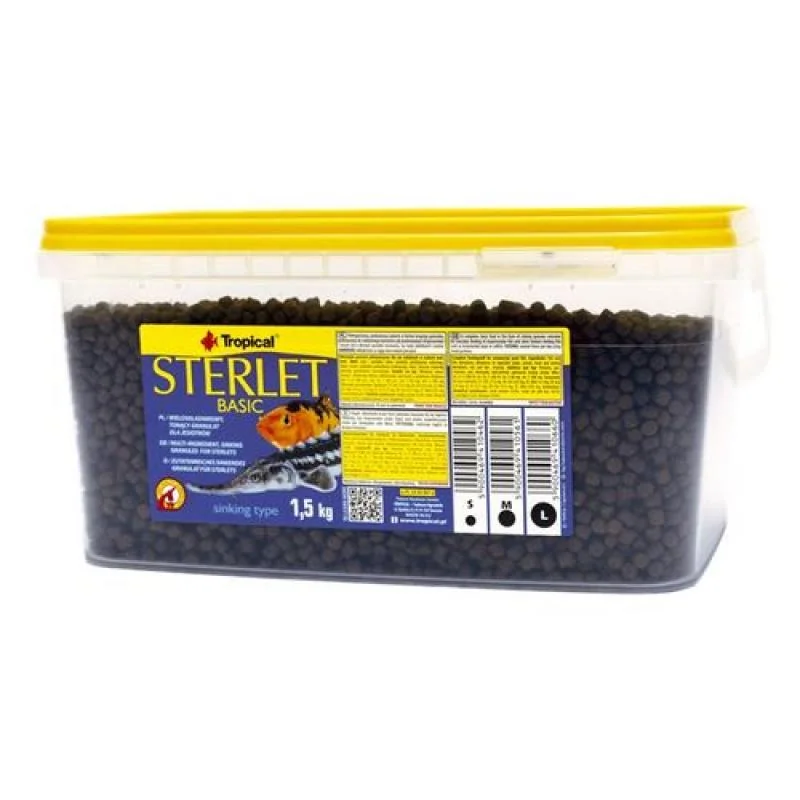 TROPICAL Sterlet Basic L 3l/1500g krmivo pre jesetery 