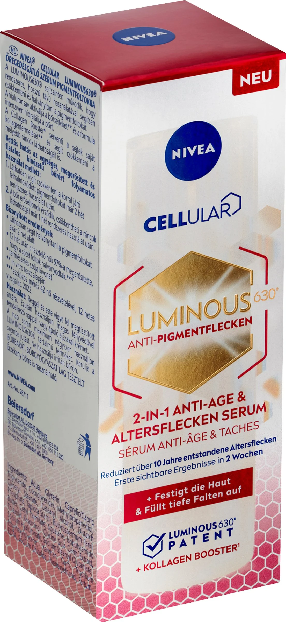 Nivea Sérum Cellular Luminous Anti-Age 1×30 ml, pleťové sérum