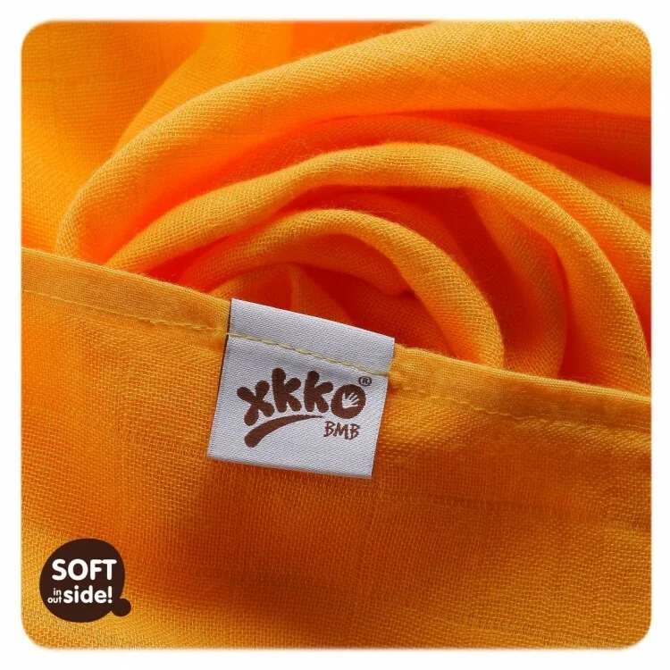 XKKO BMB Bambusová plienka Colours 70x70 - MIX Lime, Lemon, Orange ( 3ks) 1×1 ks