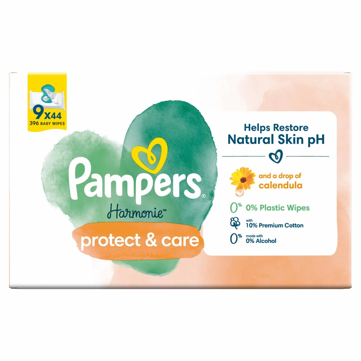 PAMPERS HARMONIE PROTECT&CARE VLH.OBRUSKY 396KS