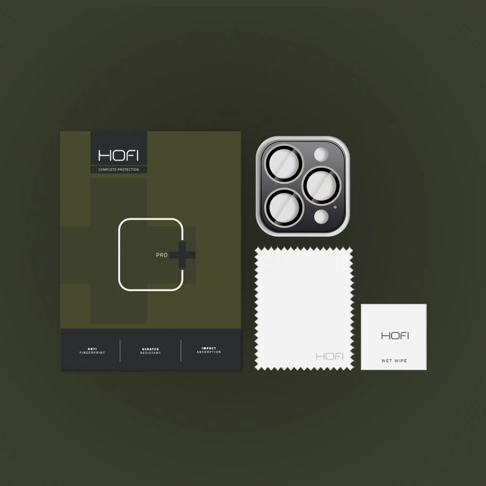 HOFI Camring ochranné sklo na kameru na iPhone 16 Pro / 16 Pro Max, ti tanium
