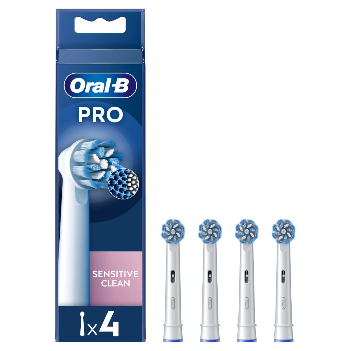 Oral-B Pro Sensitive Clean Čistiace Hlavice 1×4 ks, čistiaca hlavica Oral-B Pro Sensitive Clean