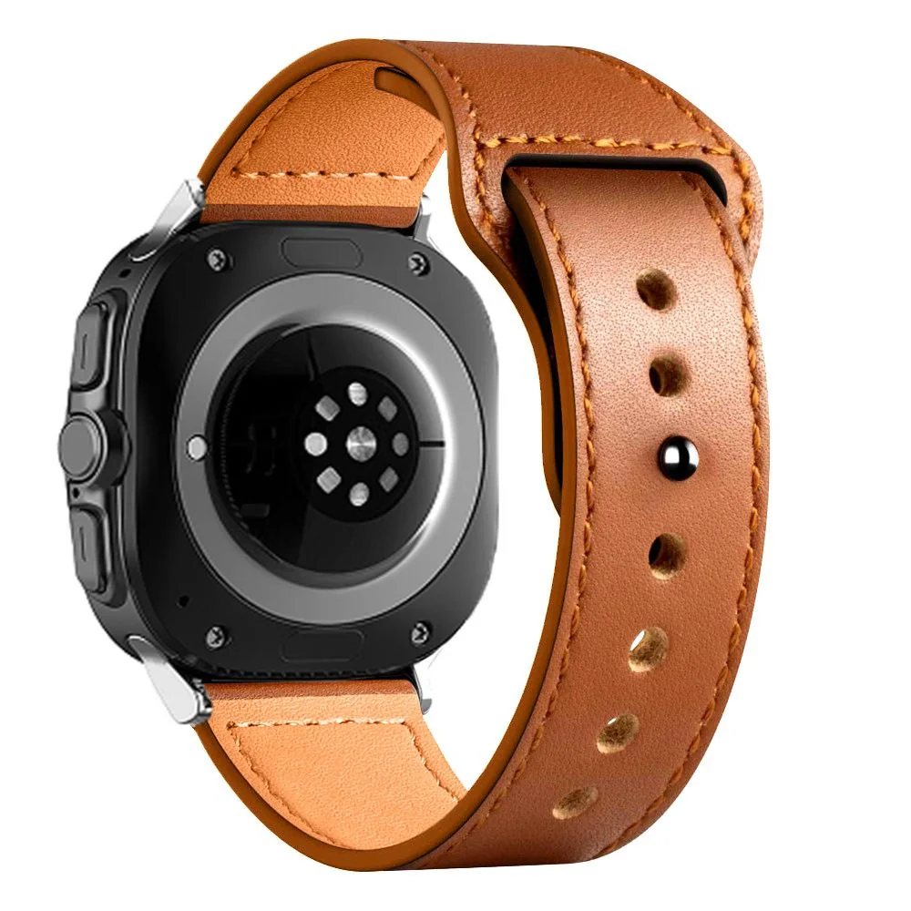 Tech-Protect Leatherfit remienok na Samsung Galaxy Watch Ultra 47mm brown