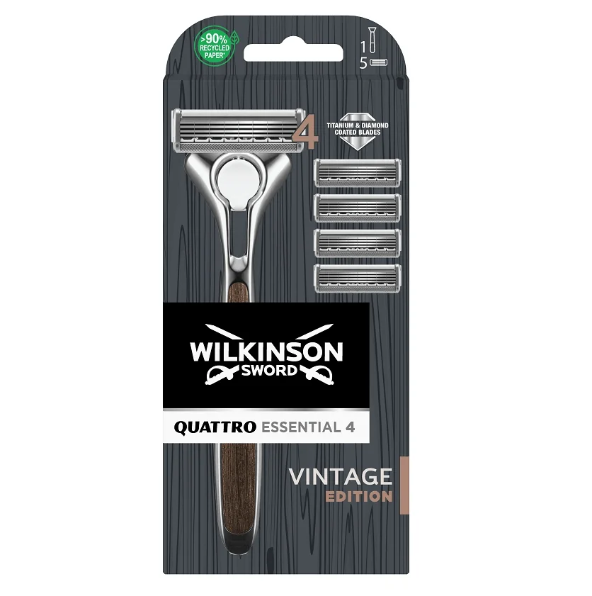 Wilkinson Quattro Essentials 4 Vintage holiaci strojček (W302205300)