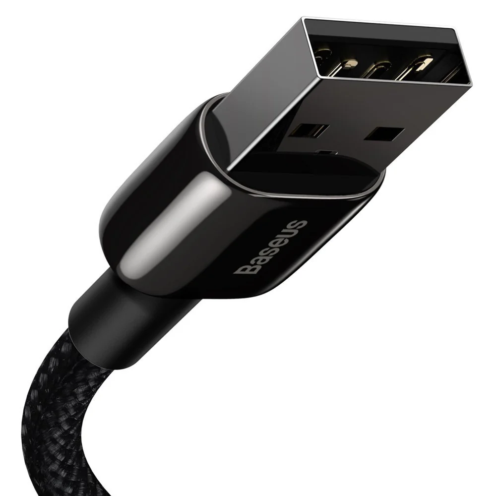 Baseus Tungsten kábel USB / Lightning 2.4A 1m, čierny 