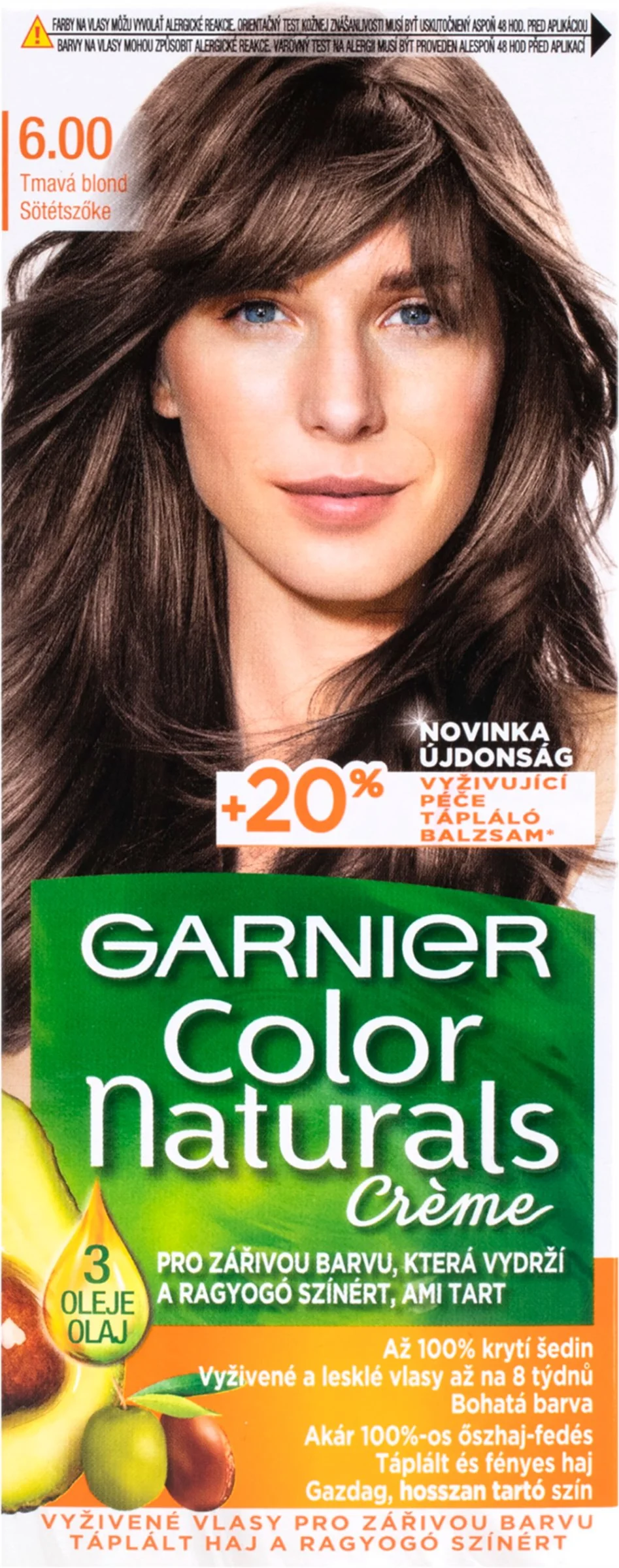 GARNIER Color Naturals CN 6.00 ULTRA COVER - tmavá blond