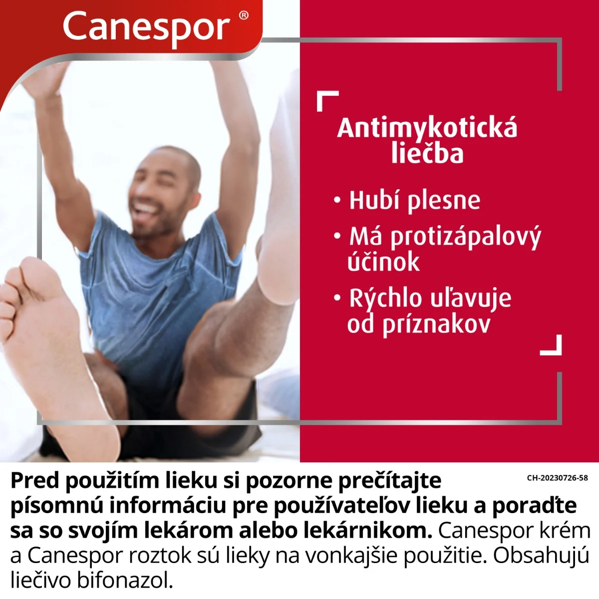 Canespor krém 1×15 g, liek