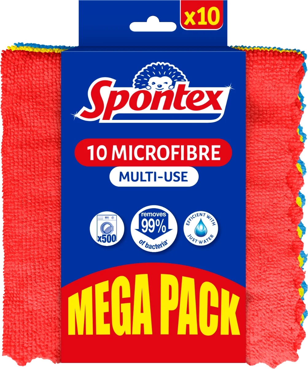 Spontex Microfibre Multi-Usages handrička 1×10 ks, handrička