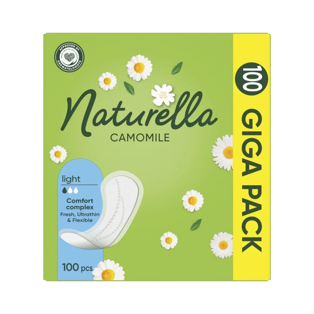 Naturella Intimky Camomile Light 1×100 ks, intímne vložky