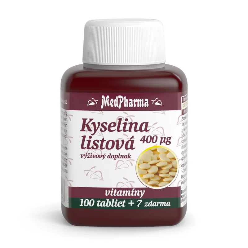 MedPharma KYSELINA LISTOVÁ 400 mcg