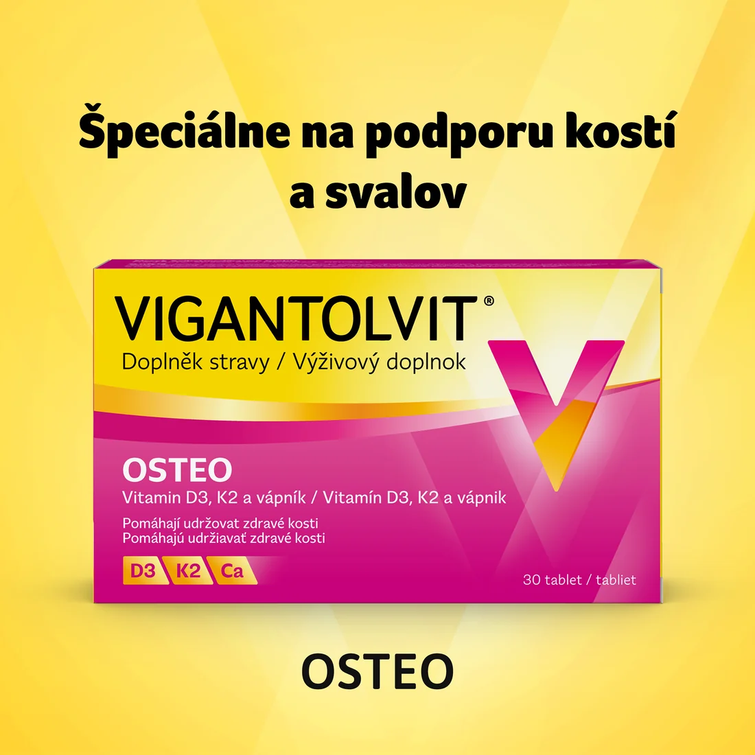 VIGANTOLVIT OSTEO 1×30 tbl, výživový doplnok