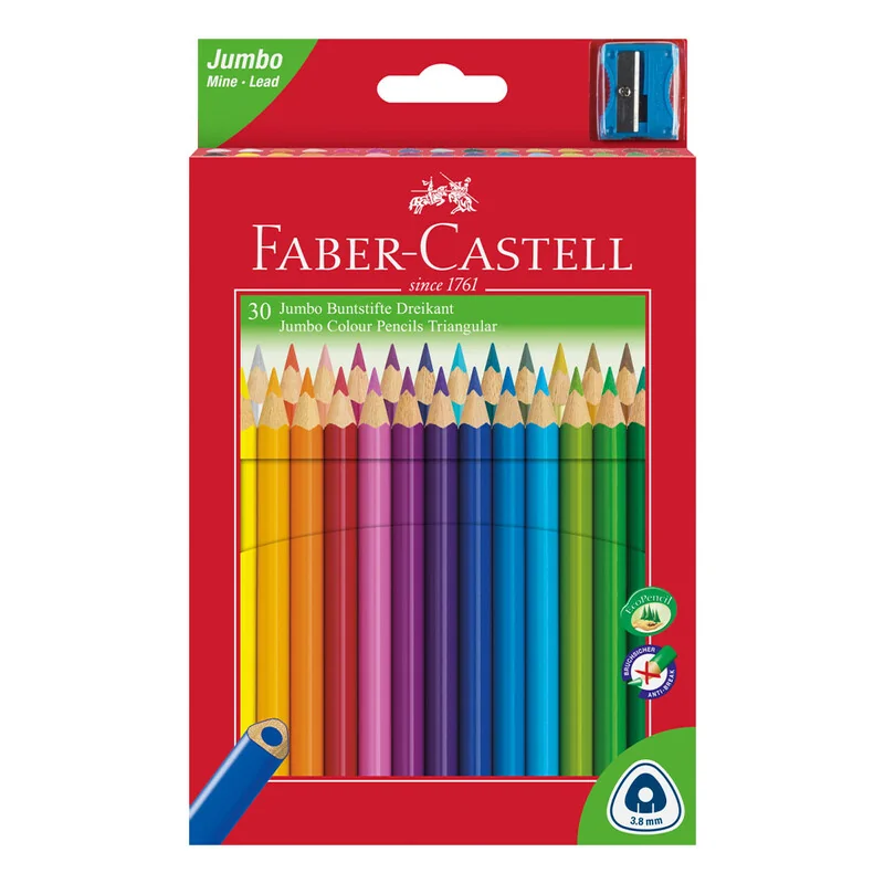 FABER CASTELL - Pastelky Grip 30 farieb 