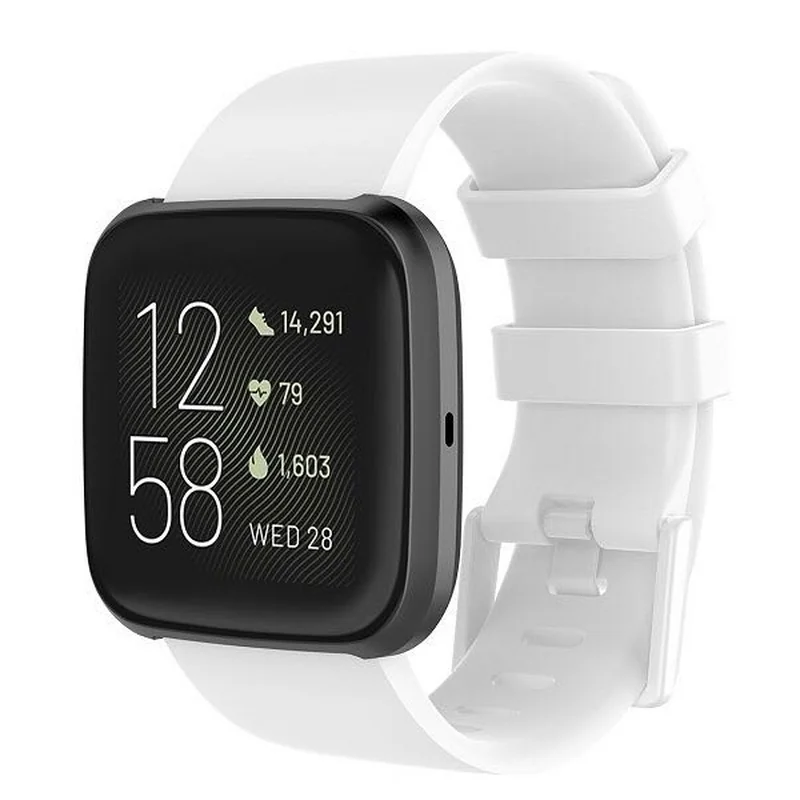 BStrap Silicone (Large) remienok na Fitbit Versa / Versa 2 white