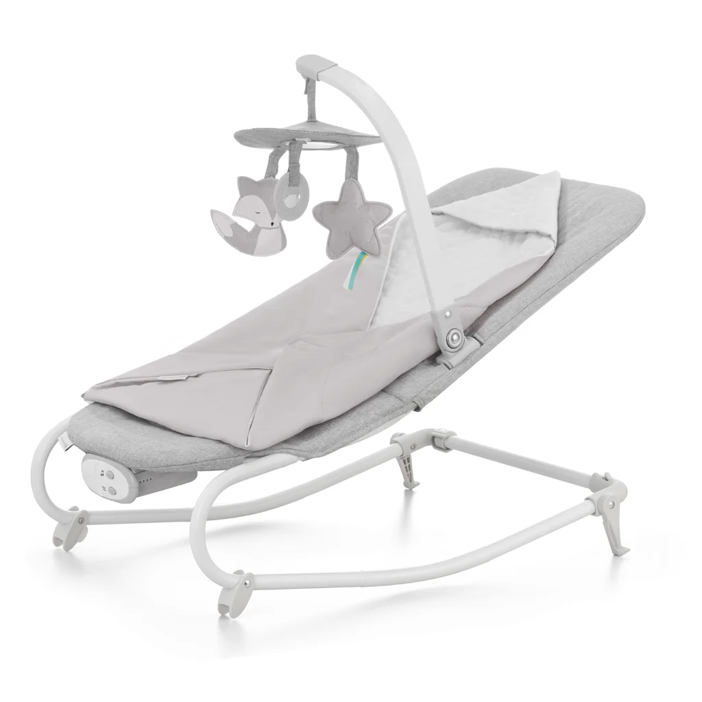 KINDERKRAFT Húpatko vibrujúce s melódiou Felio 2 Stone Grey 0m+, do 9 kg 1×1 ks