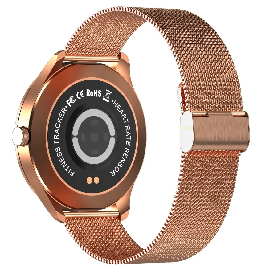 NEOGO SmartWatch QS9L, rose gold/kovové 