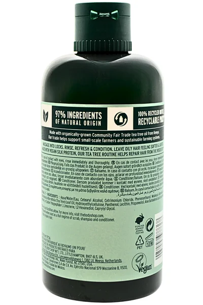 The Body Shop Kondicionér na mastné vlasy Tea Tree 1×250 ml, kondicionér