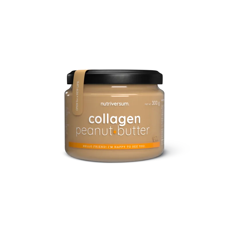 Nutriversum - FOOD - COLLAGEN PEANUT BUTTER (arašidové maslo s kolagénom) 300g Príchuť kakao