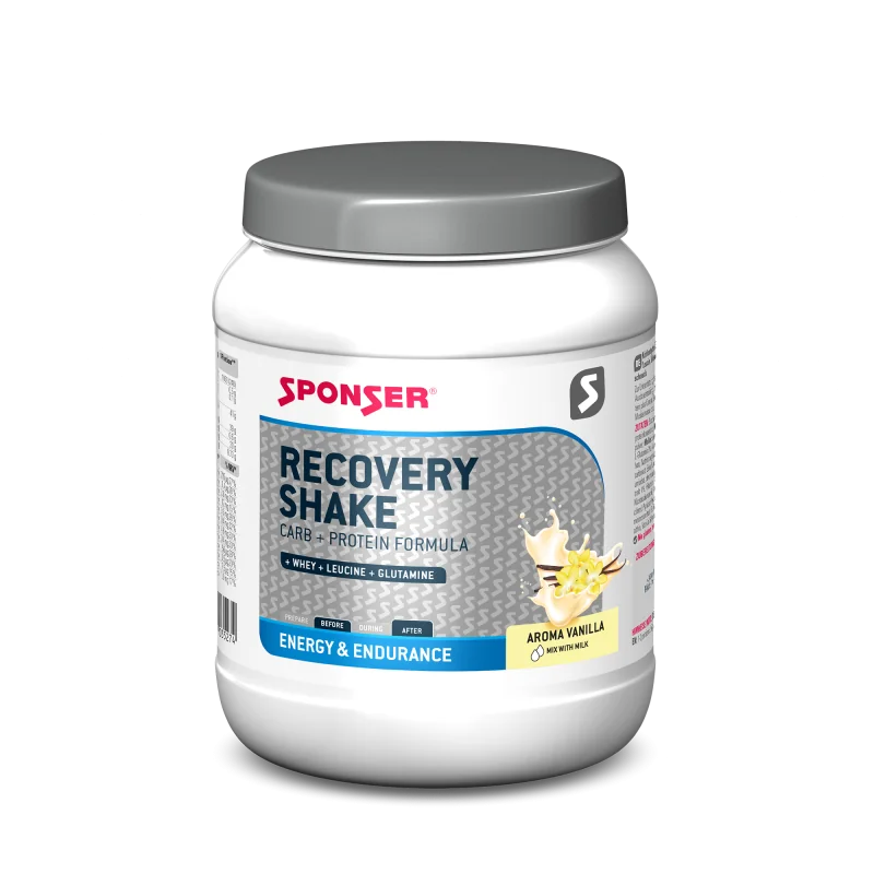 SPONSER RECOVERY SHAKE 900g sacharidovo-proteínový prášok na regeneráciu s vitamínmi a minerálmi Príchuť banán