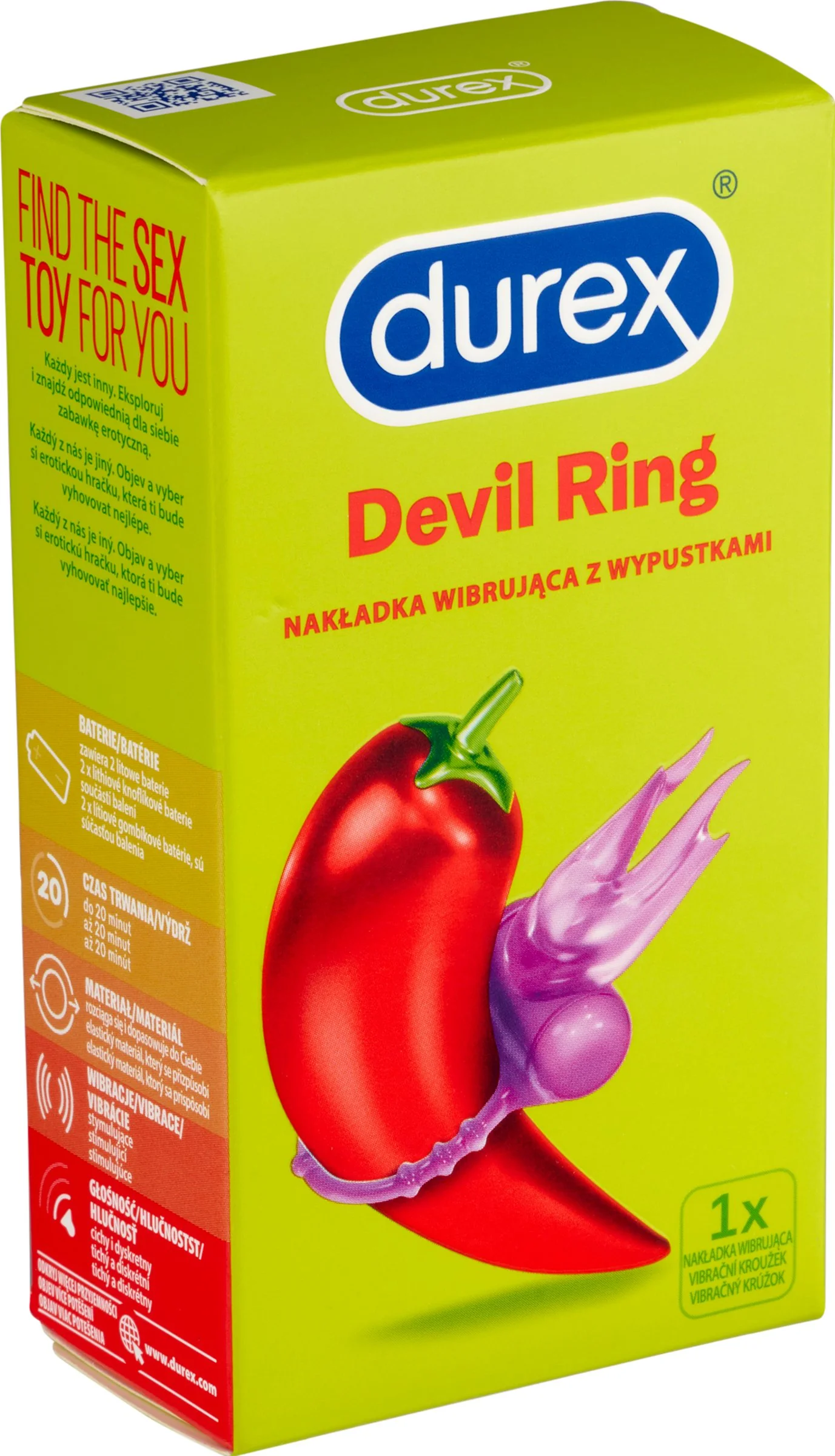 DUREX Intense Little Devil Vibračný krúžok 1× 1 ks, vibračný krúžok