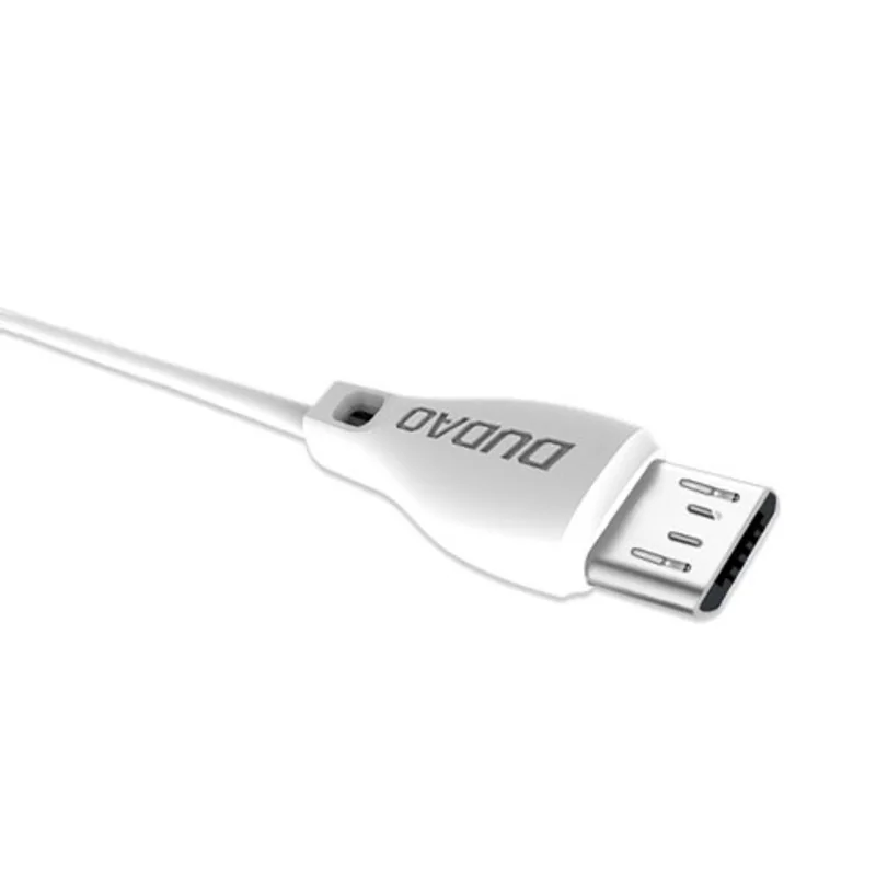 Dudao L4M kábel USB / micro USB 2.4A 1m, biely 