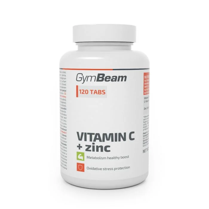 Gymbeam vitamin c + zinok 120tbl