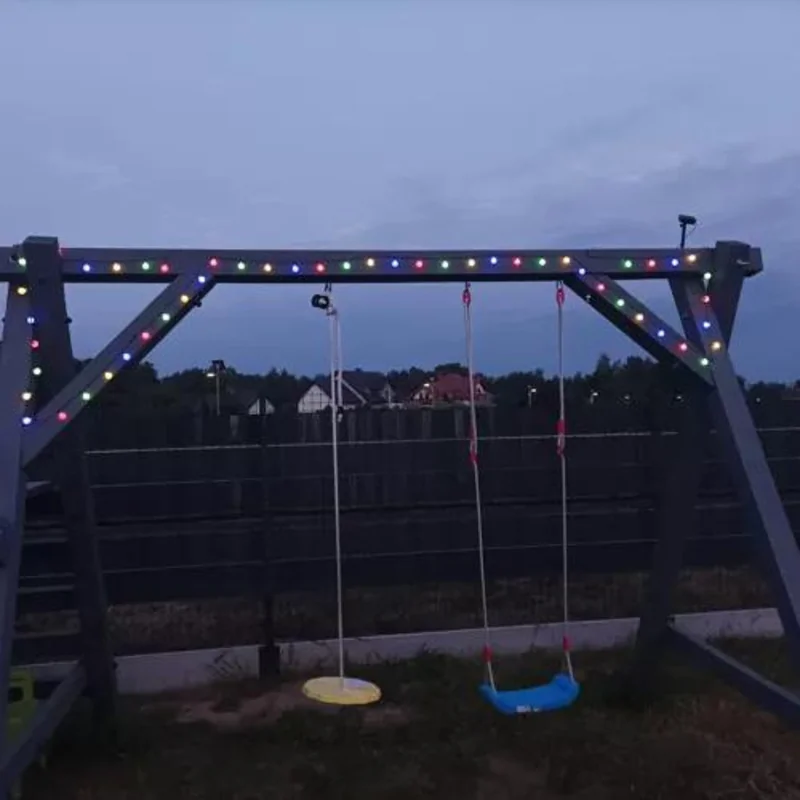 MG Garland RGB solárna reťaz 50 LED 7m 