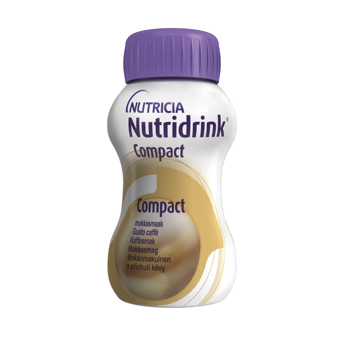 Nutridrink Compact s kávovou príchuťou 4 x 125 ml, nápoj na medicínske účely