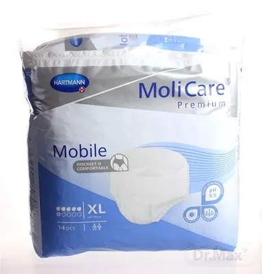 MoliCare Premium Mobile 6 kvapiek XL 1×14 ks, plienkové nohavičky