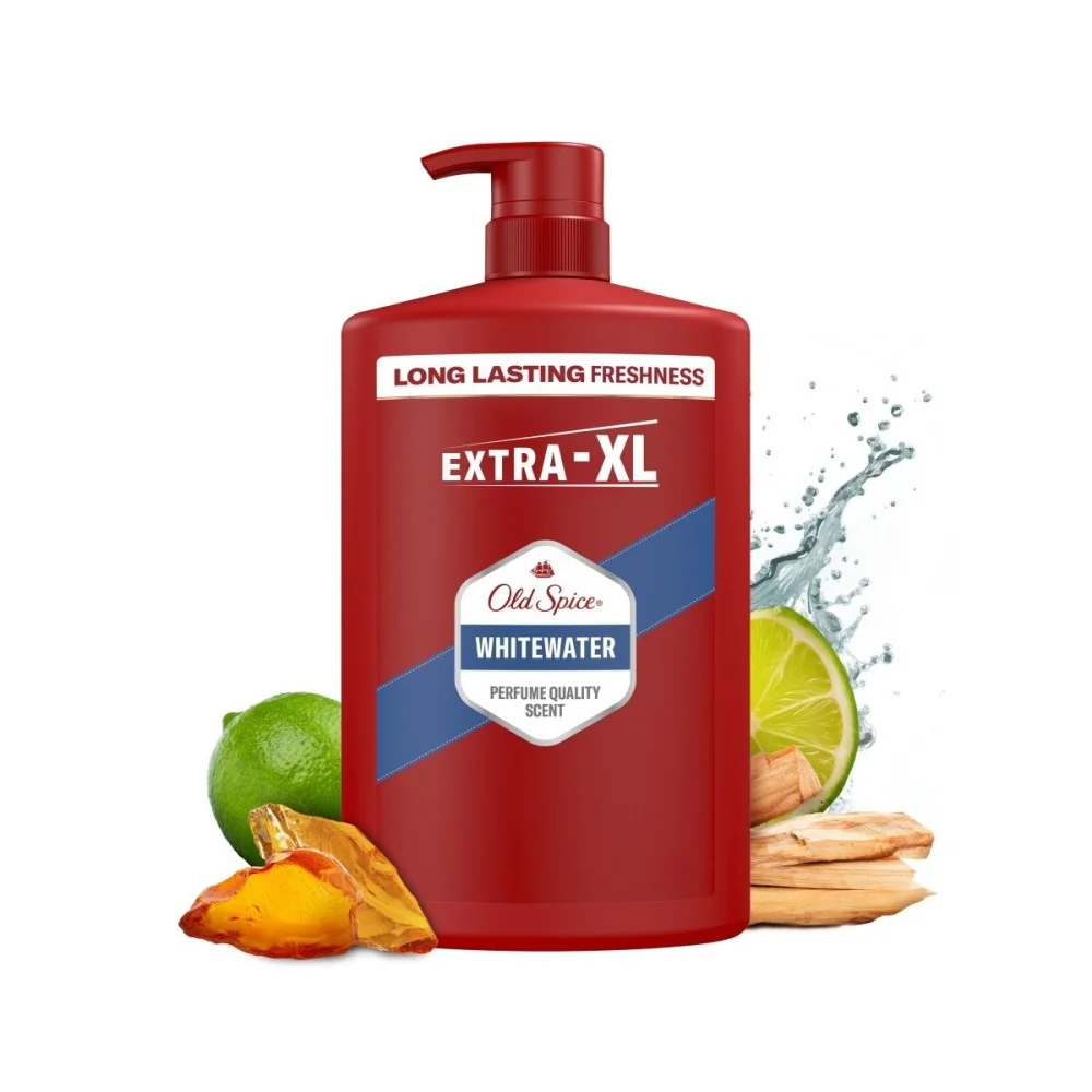 Old Spice SG 1l Whitewater 1×1000 ml, pánsky šampón a sprchový gél