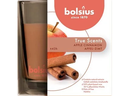 Bolsius Aromatic 2.0 Sklo 95x95mm Apple Cinammon, vonná svíčka