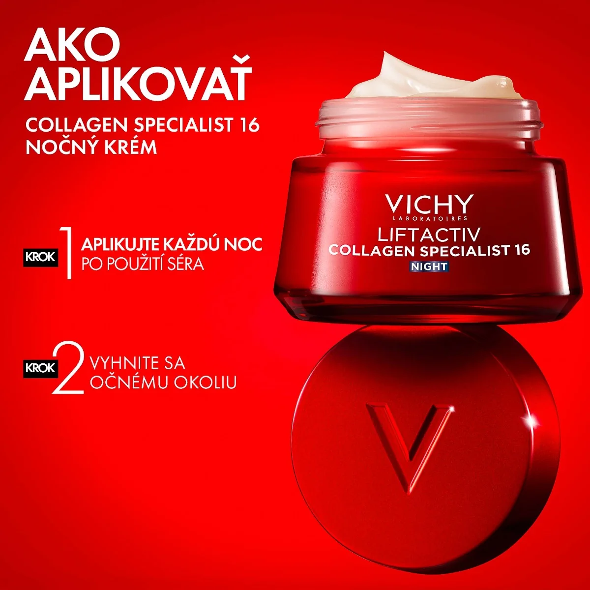 Vichy Liftactiv Collagen Speacialist 16 Nočný krém 1×50 ml, nočný krém