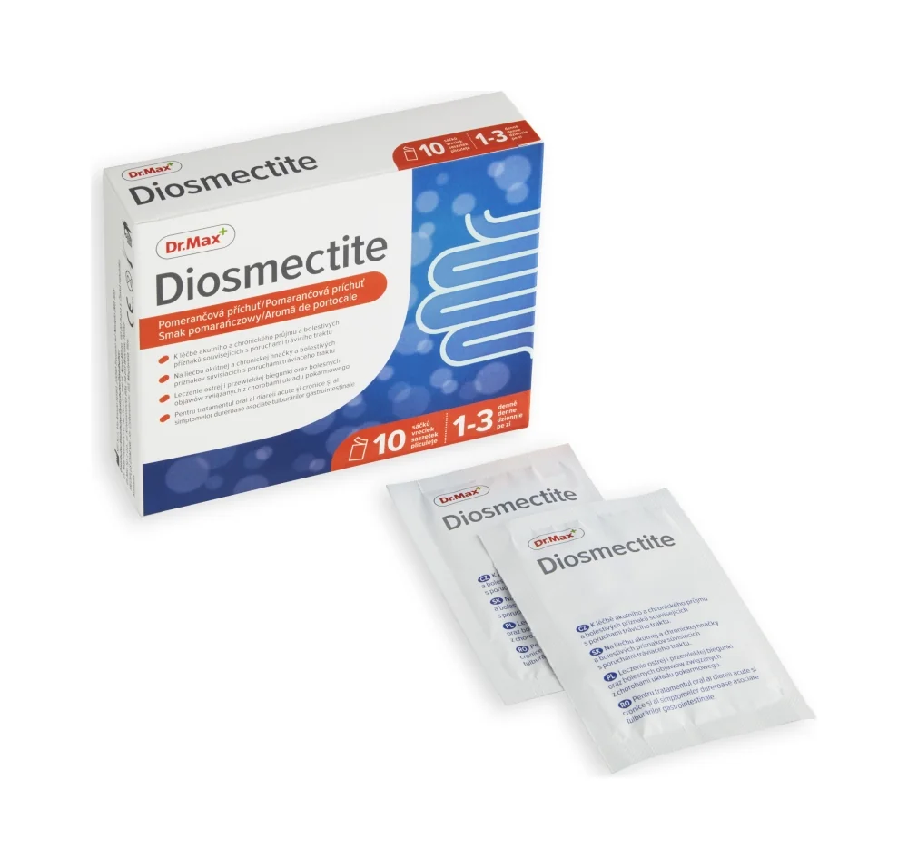 Dr. Max Diosmectite 10×3,25 g, zdravotnická pomôcka