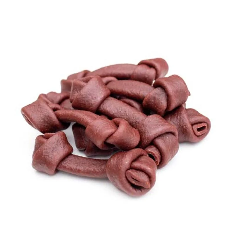 COBBYS PET AIKO SNACK Soft Knotted Bone Beef 11,4cm 8ks/400g mäkký uzol s hovädzím mäsom 